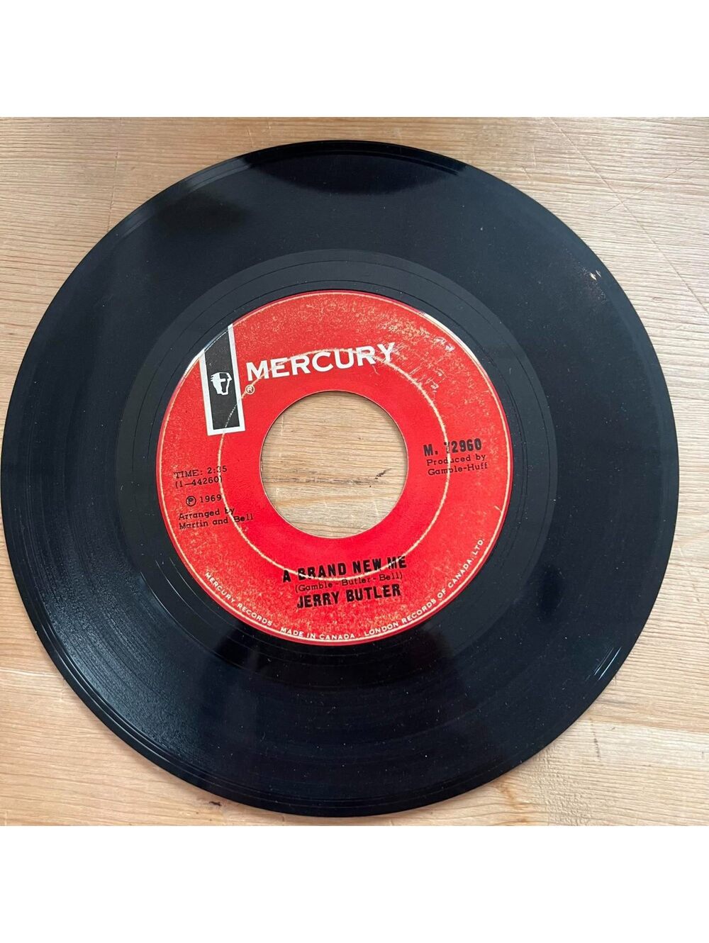 Jerry Butler - A Brand New Me/What's the Use of Breaking Up 45rpm VG+ R20